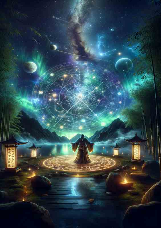 Celestial Onmyoji Ritual ancient Japanese esoteric cosmology | Canvas