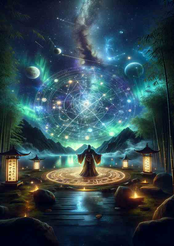 Celestial Onmyoji Ritual ancient Japanese esoteric cosmology | Poster