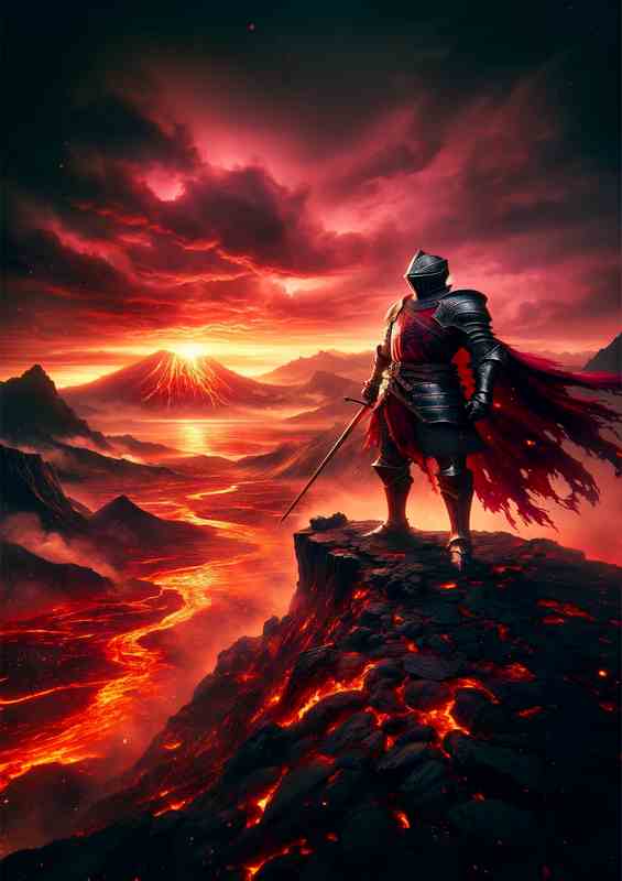 Crimson Knight Emberfall Horizon Watch | Di-Bond