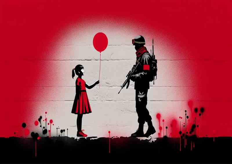 Red Dress Girl Poster