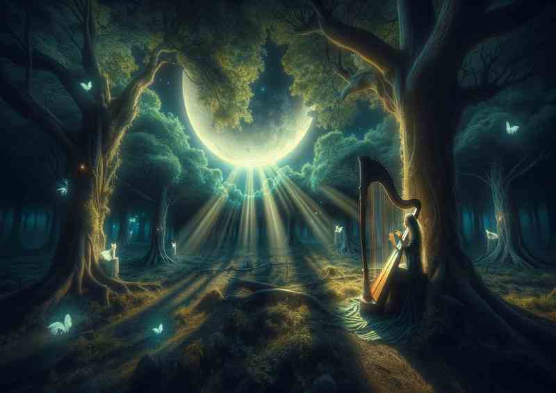 Moonlight Sonata Forest of Whispers | Metal Poster