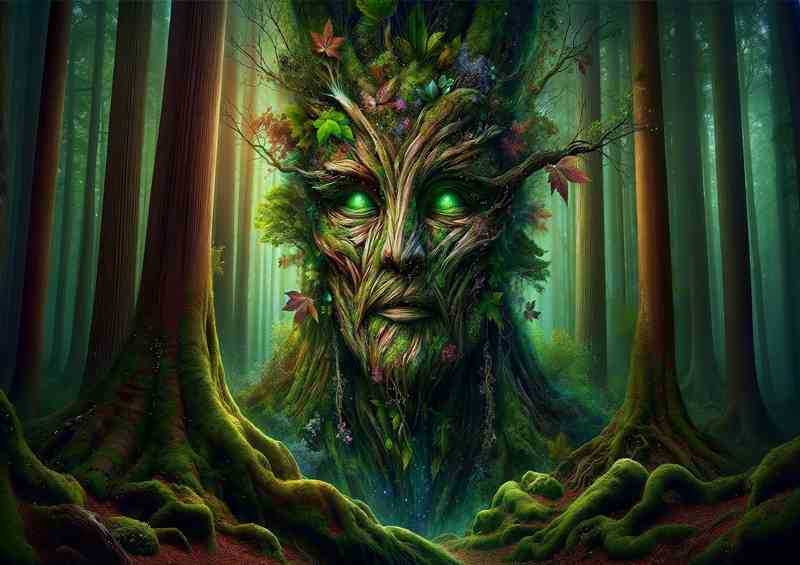 Mystical Sentinel of the Ancient Woods | Canvas