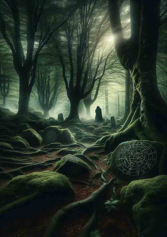 Goth Enchanted Forest Poster