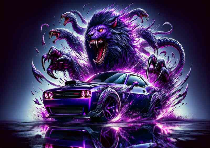 Beast Fusion Purple Car | Canvas (47 characters)