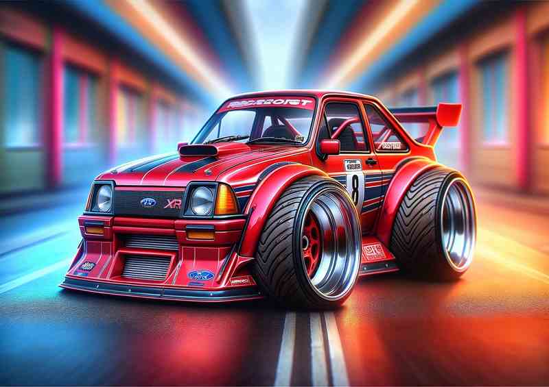 Ford XR3 Turbo Beast Poster
