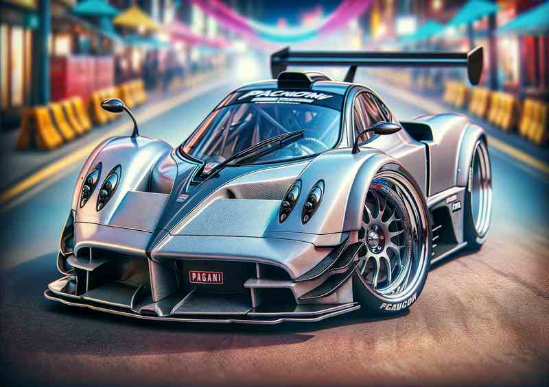 Pagani street racing car with extremely exaggerated features | Di-Bond