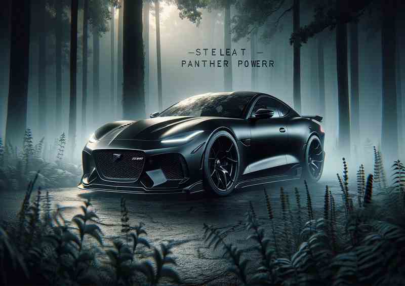 Panther Power Black Performance Car | Di-Bond