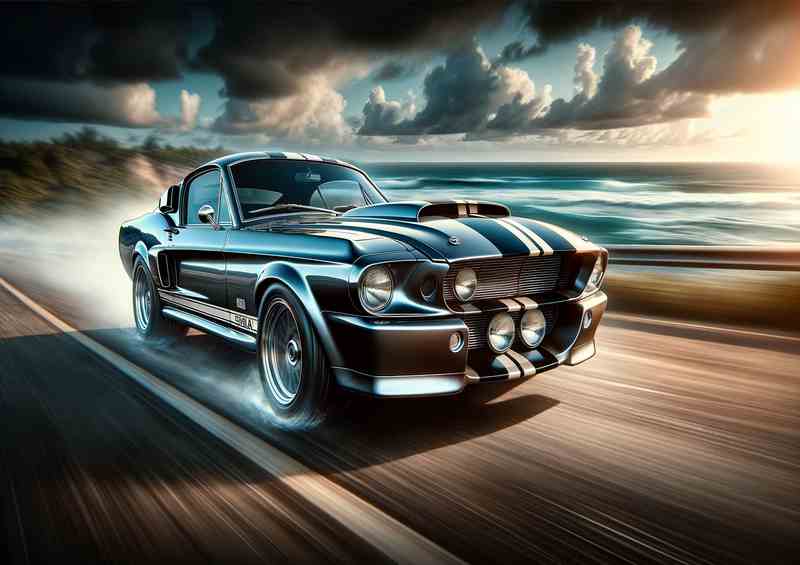 Shelby Power Canvas Muscle Car
