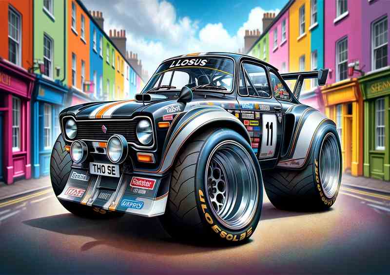 Talbot Sunbeam Lotus | Street Racer | Metal Poster