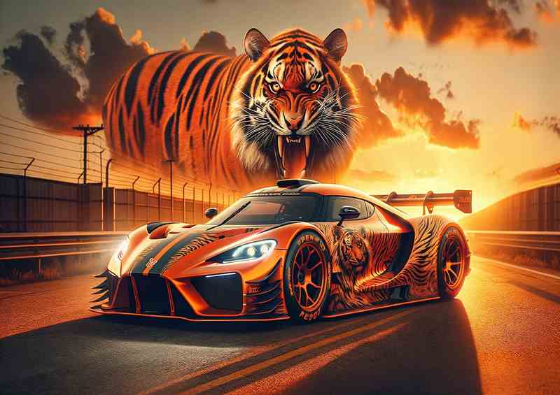???????? Tiger Essence Racing Car | Poster