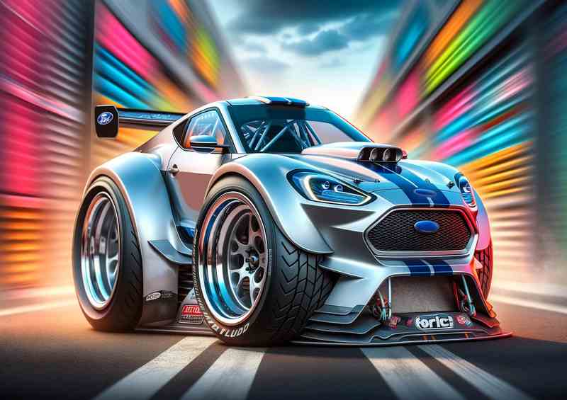 Ford Street Racer | Metal Poster