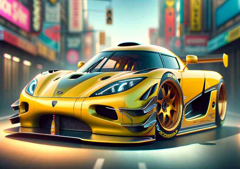 Koenigsegg Street Racer - Exaggerated Fea