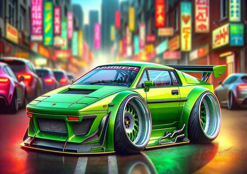 Lotus XRacer Metal Poster