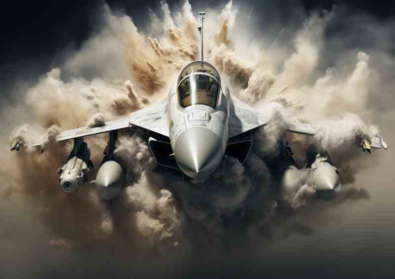 Combat-Ready Fighter Jet Poster