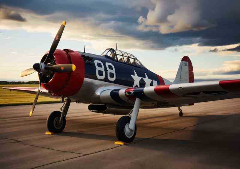 Jet Plane ready For Take Off | Canvas