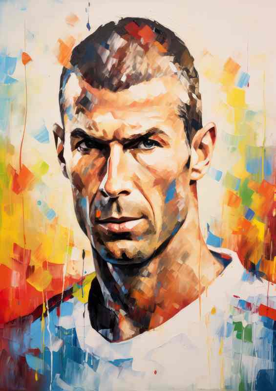 Zinedine Zidane Footballer | Canvas