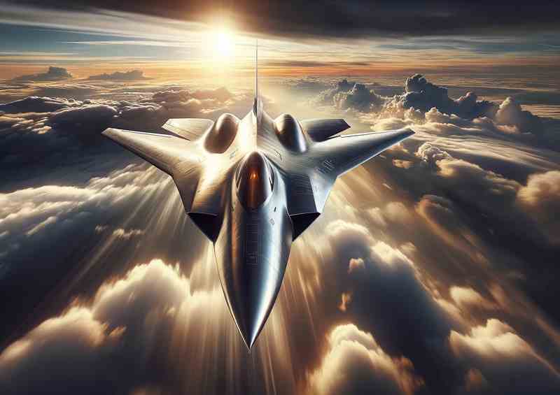 Jet Fighter Dominating The Skies an advanced stealth fighter | Canvas