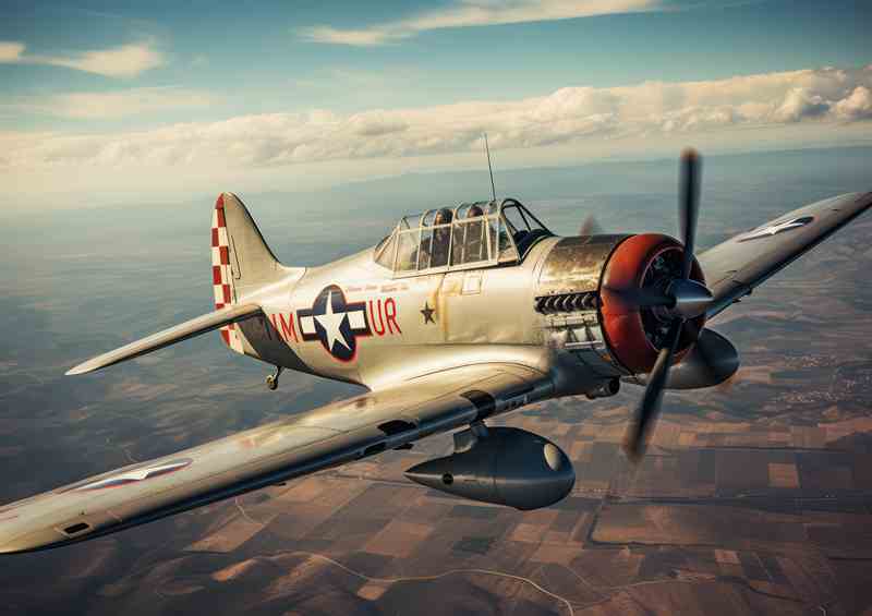 Milarty Plane through the skyline | Di-Bond