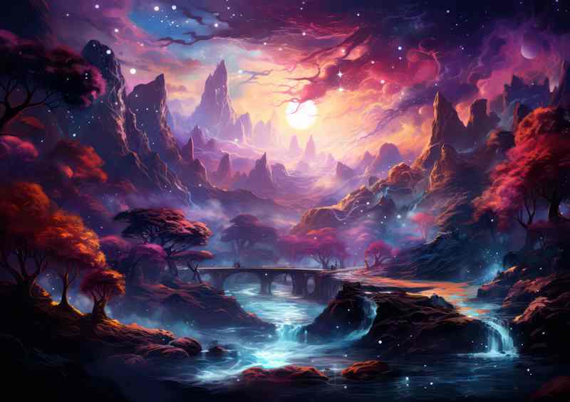 Candy Colored The Citadels of Dreamland | Canvas