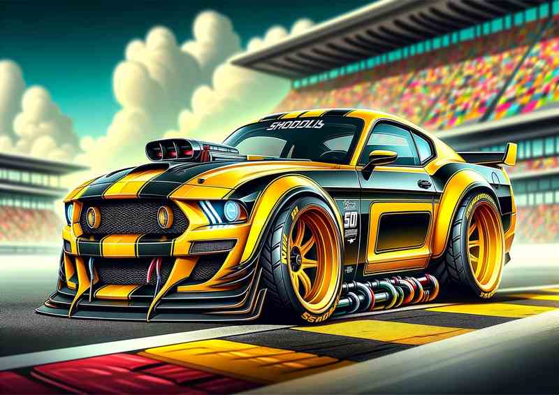 Ford Boss Mustang The car is designed with style | Canvas