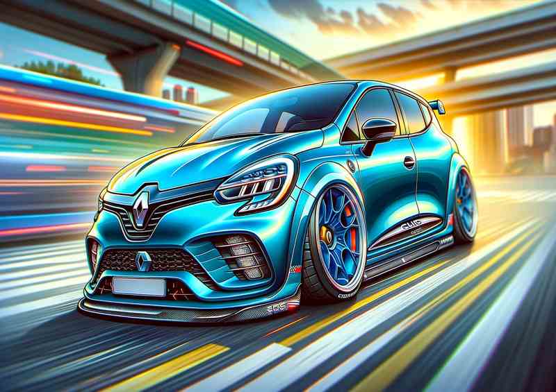 Renault Clio SPRT | Metal Poster