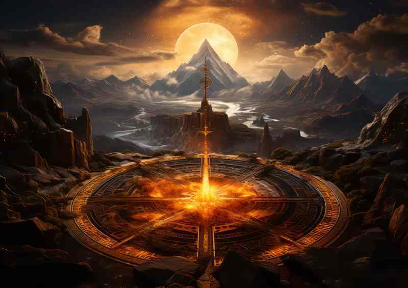 Mystical Hues The Legends of Lustrous Lands | Canvas
