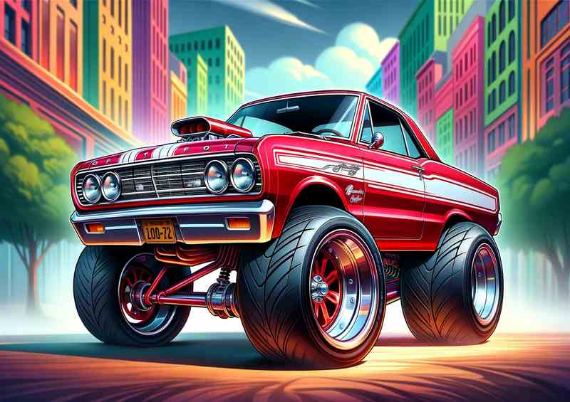 1963 Ford Gran Torino style Starsky Hutch | Di-Bond