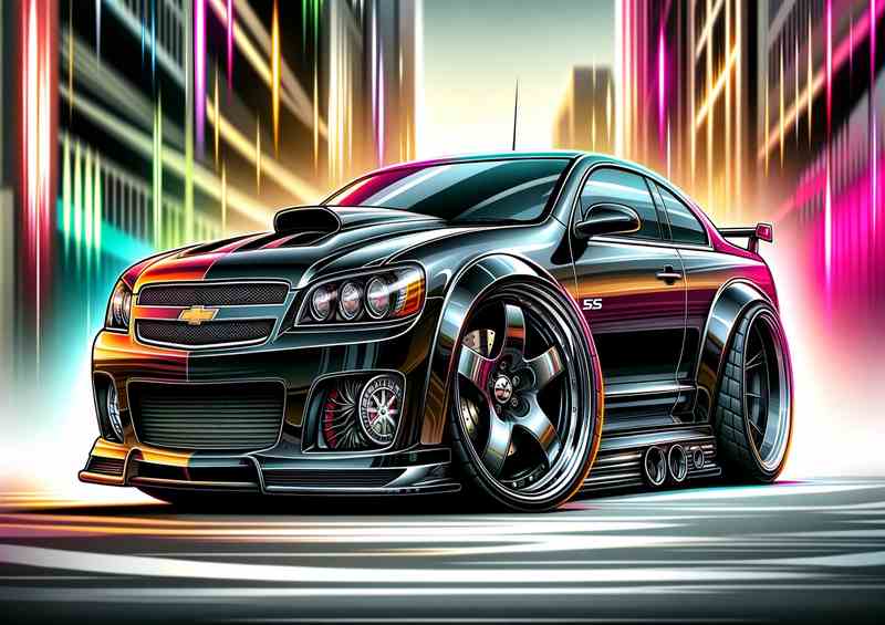 Chevy Monte Carlo SS w/ Exag. Big Wheels | Di-Bond