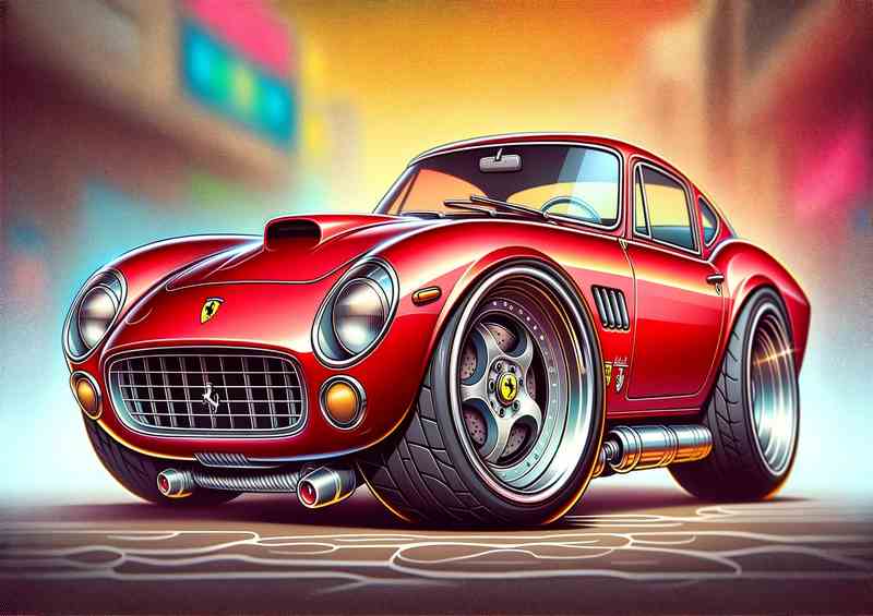 Ferrari 250 California Red Canvas