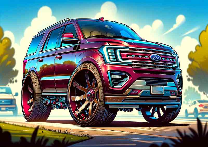 Expe4x4 BigWheelin' Red Ride