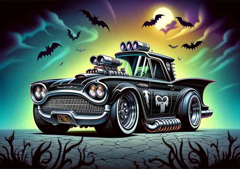 Ford Thunderbird style in black with big wheels | Di-Bond