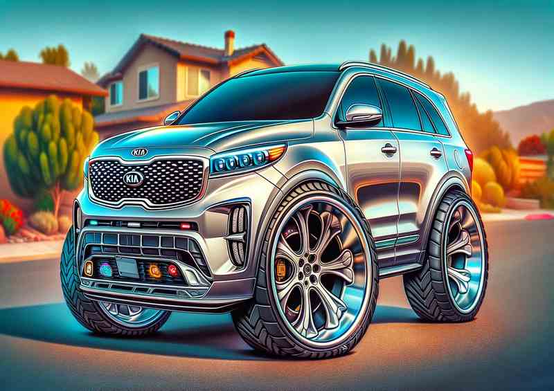 Kia Sorento 4x4 style in bronze | Di-Bond