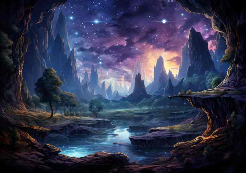 Vibrant Ventures Explorations in Luminous Worlds | Di-Bond