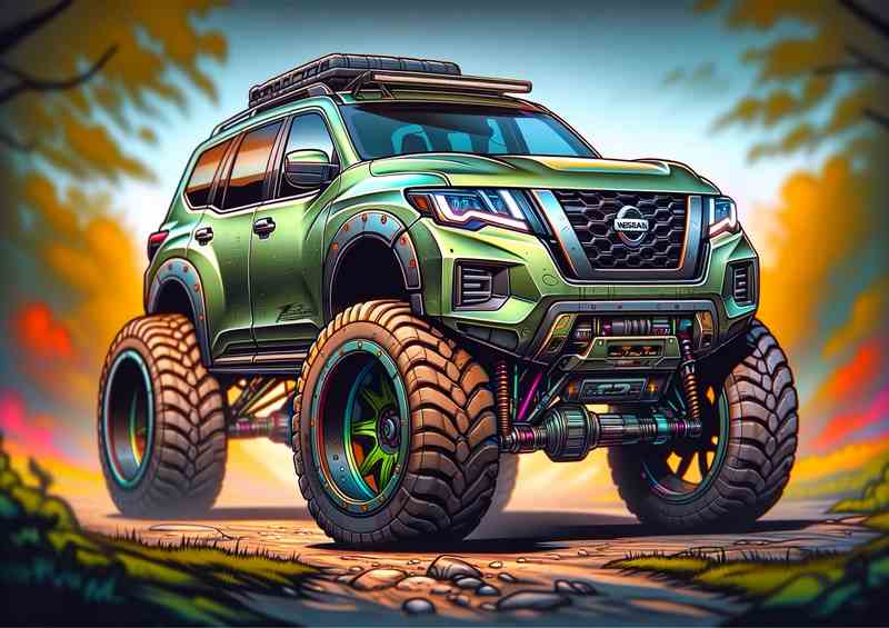 Pathfinder Style Big Wheel - Green | Exagreen Di-Bond