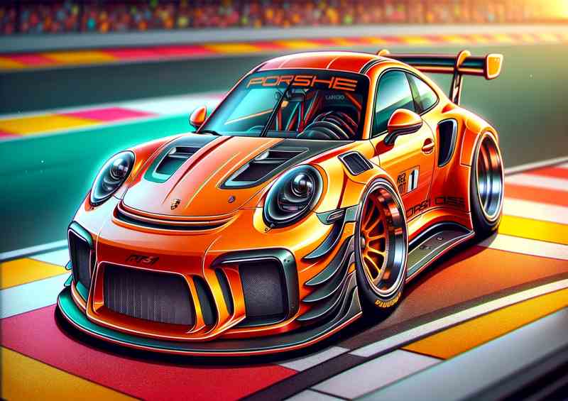 Porsche 911 GT3 RS style extremely exaggerated features | Di-Bond