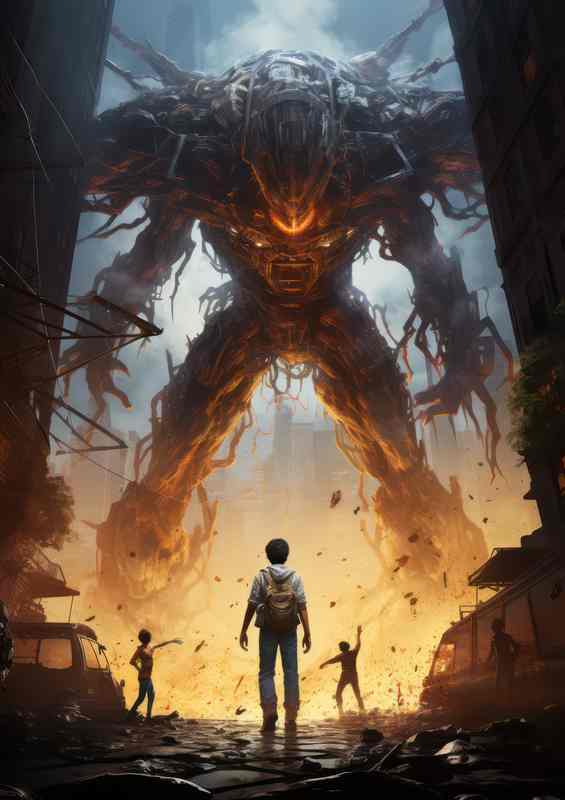 Beasts Creatures of the Color Kingdom | Metal Poster