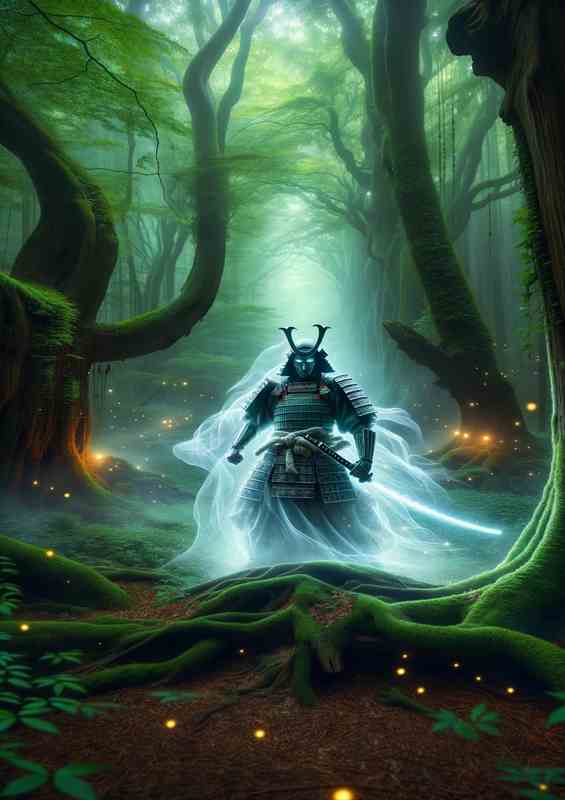 Samurai Spirit Encounter essence of a samurai spirit | Metal Poster