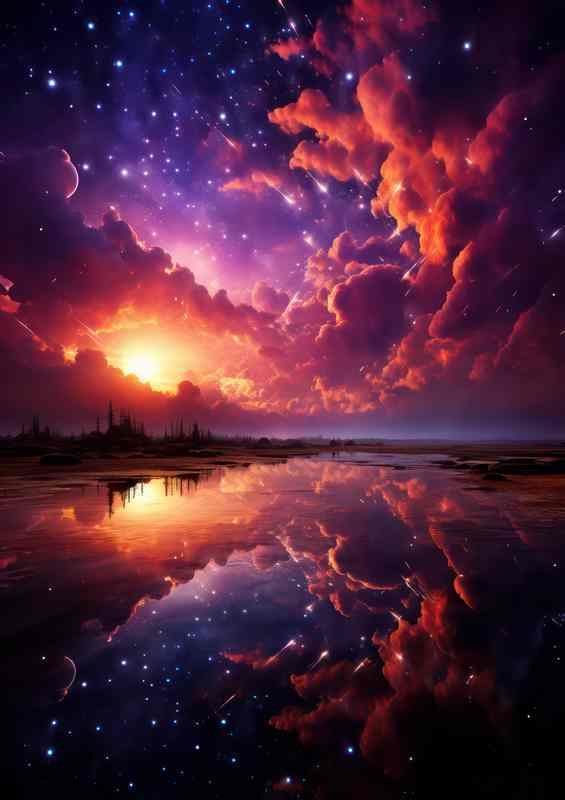 Dreams in Dayglow Navigating Neon Narratives | Di-Bond