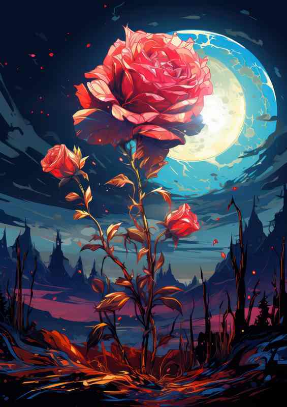 Glittering Gardens Flora of the Fantasy Fields | Di-Bond
