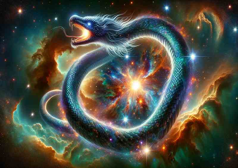Supernova Serpent Slithering in Space | Di-Bond