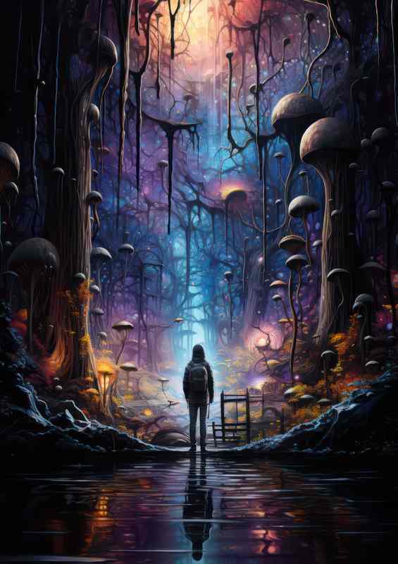 Glowing Groves The Forests of Fantasy | Di-Bond