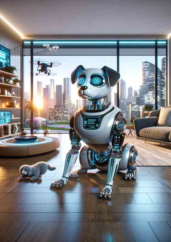 Digital Canine Companion The Futures Loyal Friend | Poster