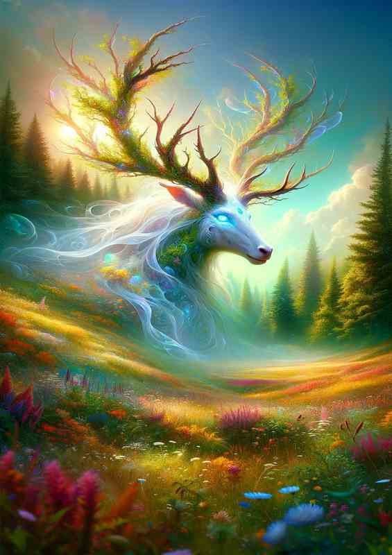 Wild Spirit Meadow Guardian Poster