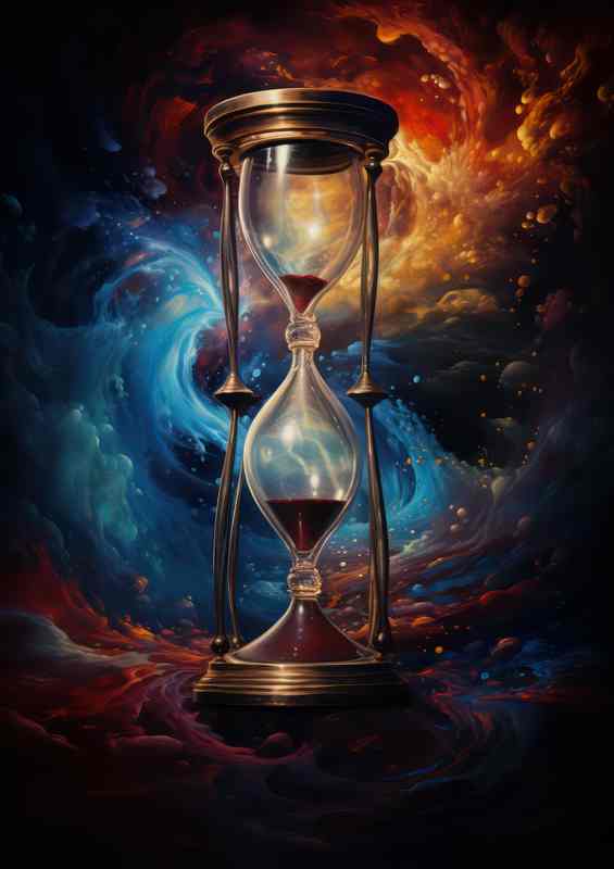 Illuminated Illusions Mirages in Magic Hues | Metal Poster