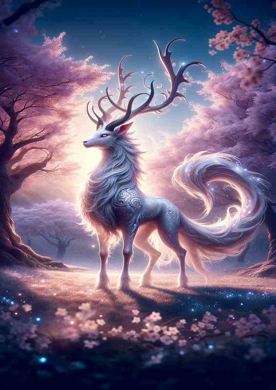 Majestic Kirin Presence a creature from Japanese mythology | Poster
