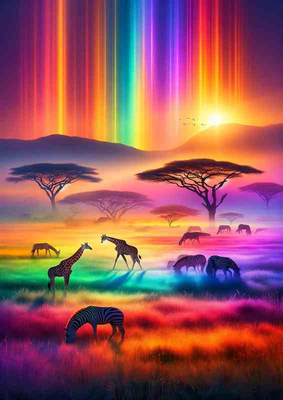 Spectrum Savannah | Metal Poster