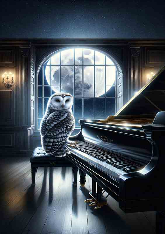 Moonlight Sonata An Owl Pianist | Di-Bond