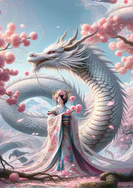 Serenade of Sakura Dragon 2 and Maiden | Di-Bond