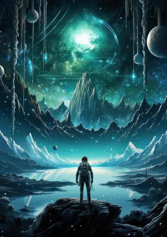 Prism Paradises Bright Beaches and Bays | Poster