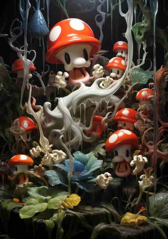 Super mario art from beyond | Di-Bond